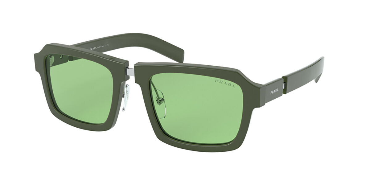 Prada PR 09XS 5401G2 Sunglasses Green | SmartBuyGlasses UK