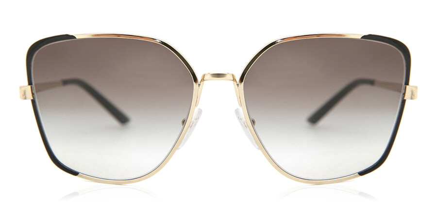 Prada PR 60XS AAV0A7 Sunglasses Pale Gold/Black | VisionDirect Australia