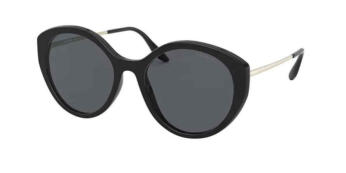 Prada PR 18XS Polarized 1AB5Z1 Sunglasses in Black | SmartBuyGlasses USA