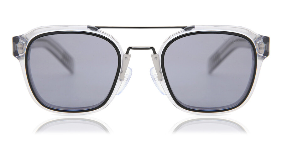 Prada PR 07WS 04L420 Sunglasses Black Clear | VisionDirect Australia