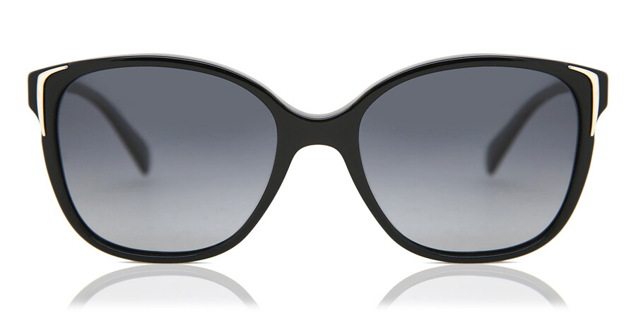 Prada PR 01OS CONCEPTUAL Polarized 1AB5W1 Sunglasses Black |  SmartBuyGlasses Ireland