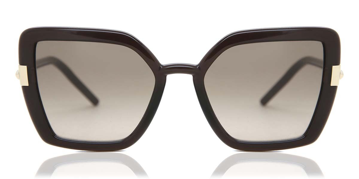 Prada PR 09WS 05M3D0 Sunglasses Crystal Dark Brown | VisionDirect Australia