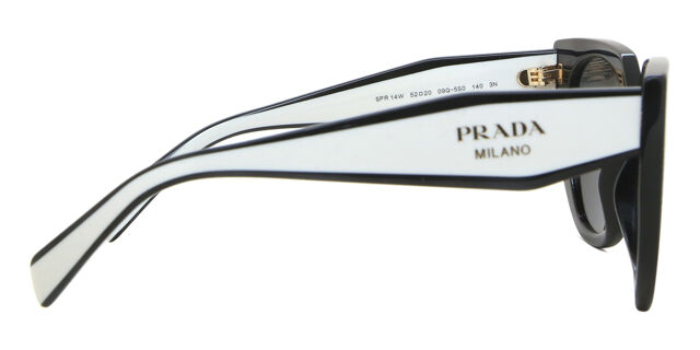 Prada PR 14WS 09Q5S0 Cat Eye Black Sunglasses  display picture 1