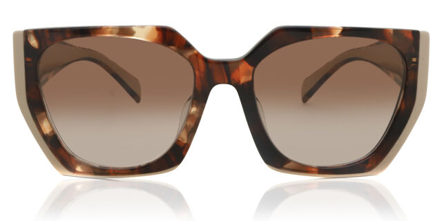 Prada PR 15WSF Asian Fit 01R0A6 Cat Eye Tortoise Sunglasses  display picture 1