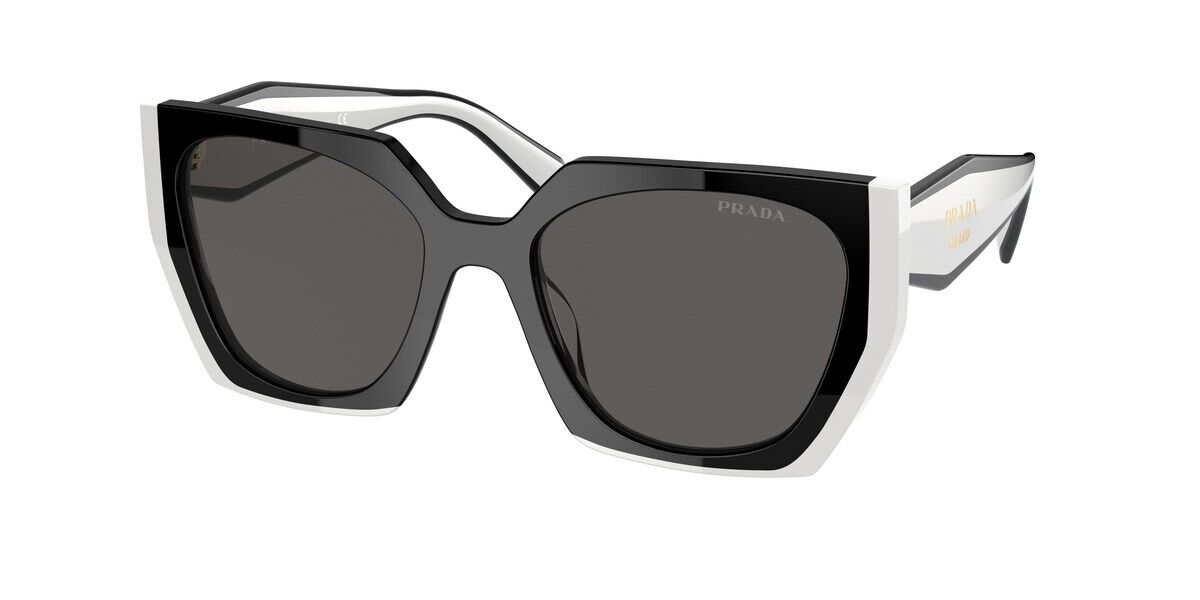 prada pr 06ys 09q5s0 black white