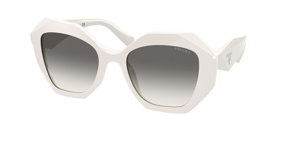 Prada Pr 16wsf Symbole Asian Fit 142130 Sunglasses In Talcum White Smartbuyglasses Usa 1107