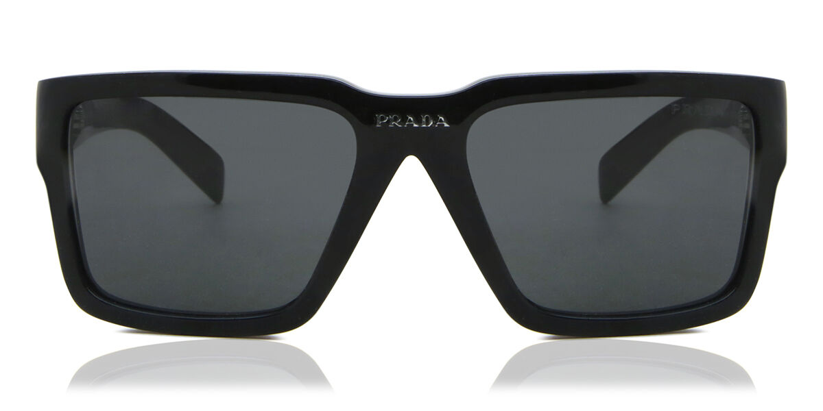 Prada PR 09YS 1AB5S0 Sunglasses Shiny Black | SmartBuyGlasses India