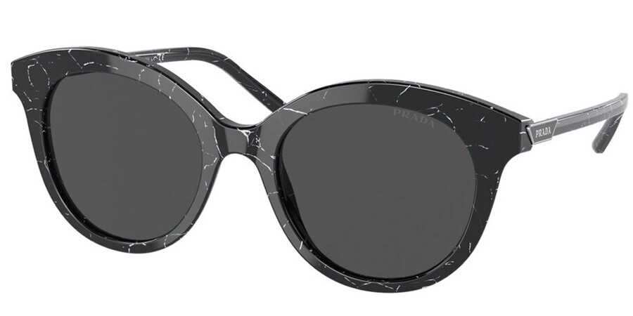 Prada PR 02YS 03Y5S0 Sunglasses Black Marble | VisionDirect Australia