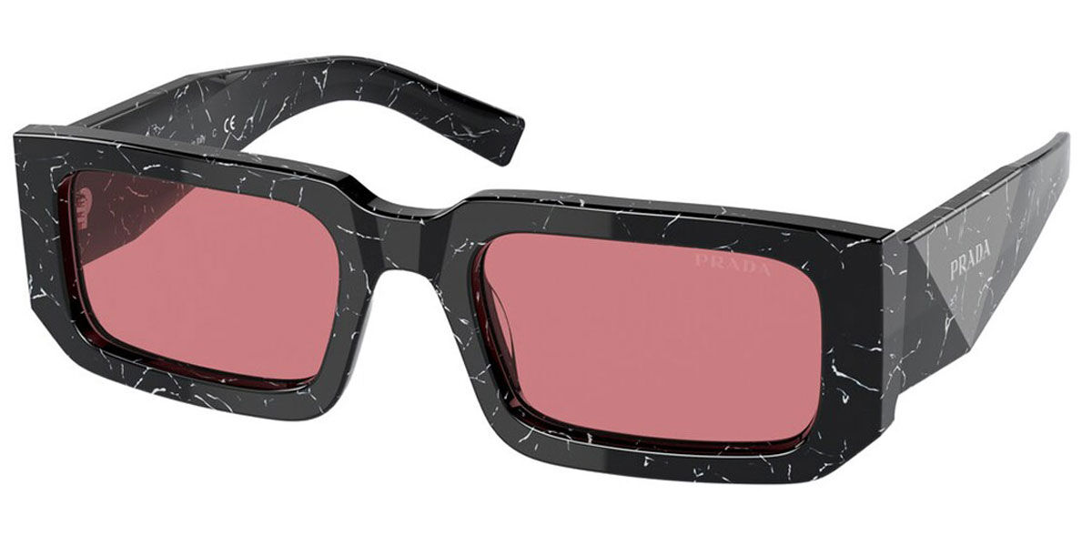 Prada PR 06YS 05W06O Sunglasses Black Marble | VisionDirect Australia