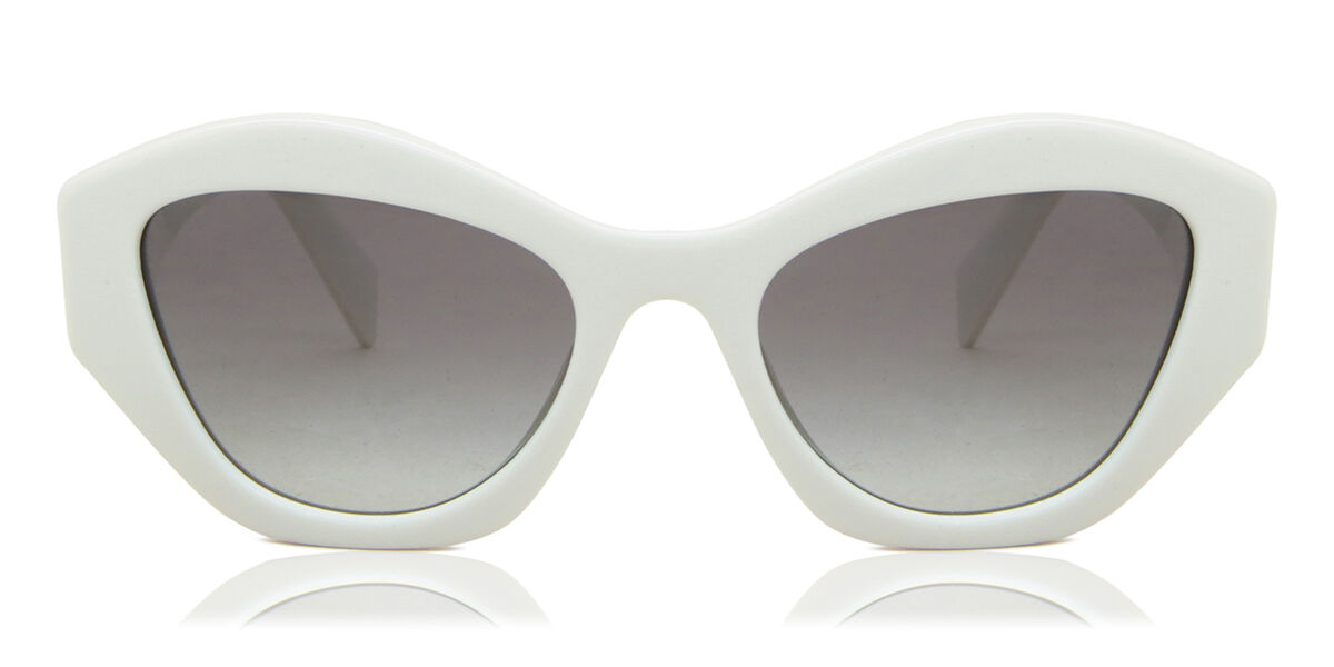 Photos - Sunglasses Prada PR 07YS Symbole 142130 Women’s  White Size 53 