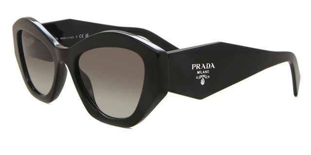 Prada PR 07YS Symbole 1AB0A7 ブラック サングラス | SmartBuyGlasses JP 