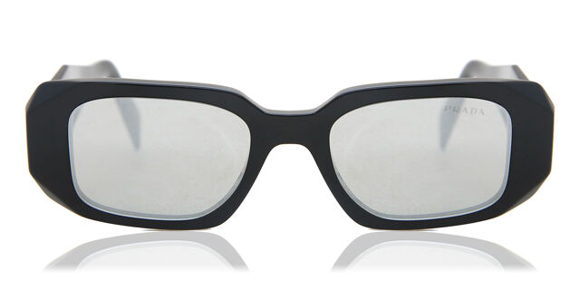 Prada PR 17WS Symbole 1AB2B0 Rectangle Black Sunglasses  display picture 3