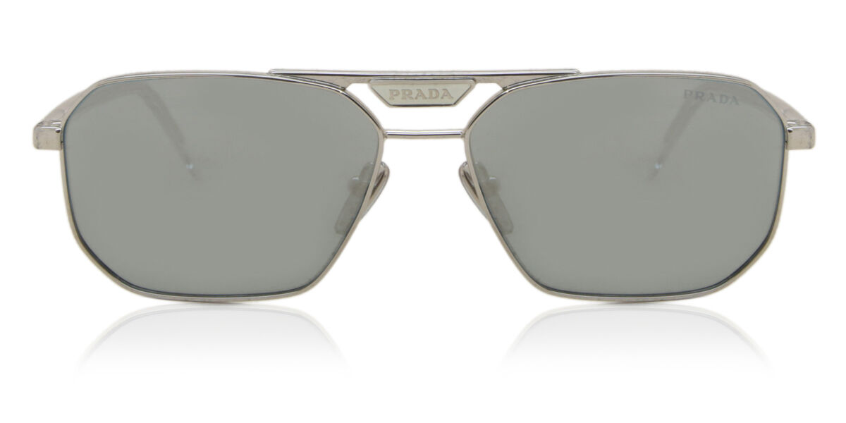 Prada PR 58YS 1BC02R Sunglasses in Silver | SmartBuyGlasses USA