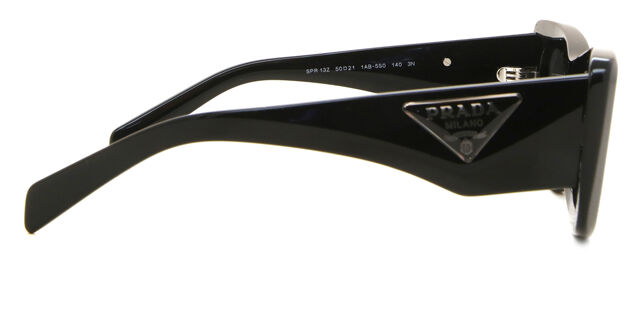 Prada PR 13ZS 1AB5S0 Cat Eye Black Sunglasses  display picture 2