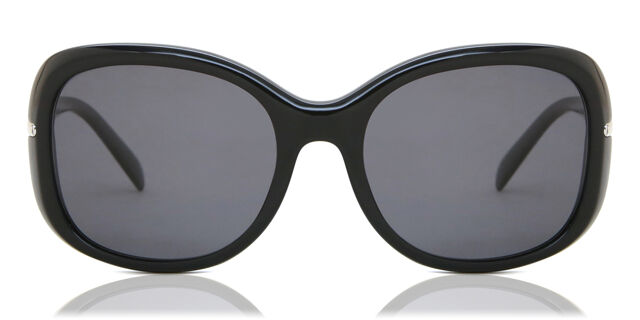 Prada PR 04ZS Polarized 1AB5Z1 Oversized Black Sunglasses  display picture 1