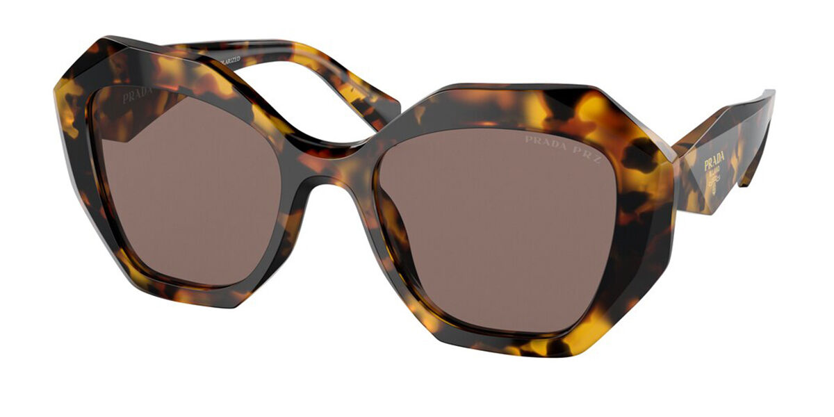 Prada PR 16WSF Aziatische Pasvorm Polarized VAU05C Tortoiseshell Dames Zonnebril