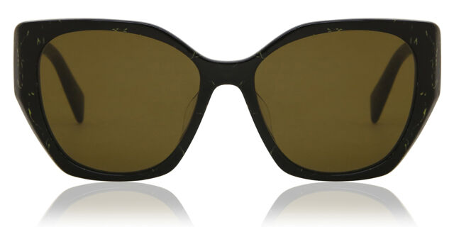 Prada PR 19ZSF Asian Fit 19D01T Black Yellow Marble サングラス 