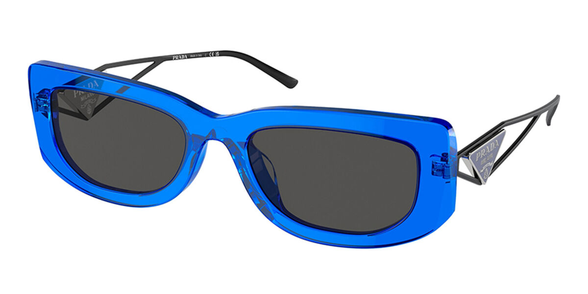 Prada PR A04S 52 Blue Vintage & Black Sunglasses | Sunglass Hut USA
