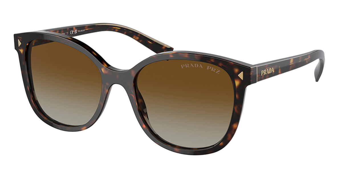 Prada PR 22ZS Polarized 2AU6E1 Sunglasses Tortoise | SmartBuyGlasses UK