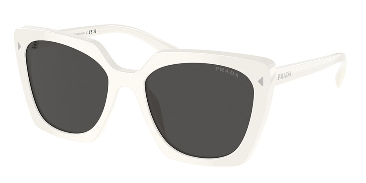 Prada PR 23ZS 1425S0 Sunglasses Talc White | VisionDirect Australia