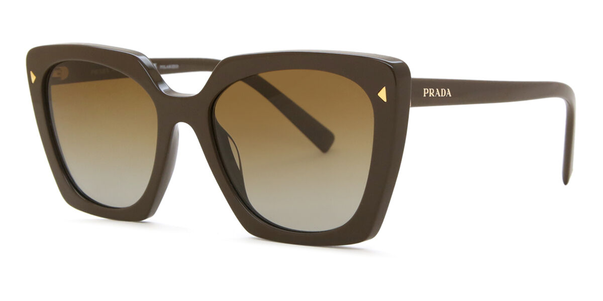 PRADA キャットアイサンクラス PRA23S 15V50H PR 23ZS Polarized sunglasses Brown | SmartBuyGlasses US