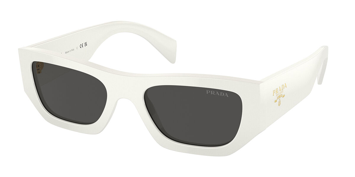 Prada PR A01S 17K08Z Men's Sunglasses White Size 53