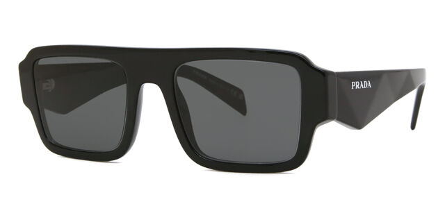 Prada PR A05S 16K08Z Square Black Sunglasses  display picture 3