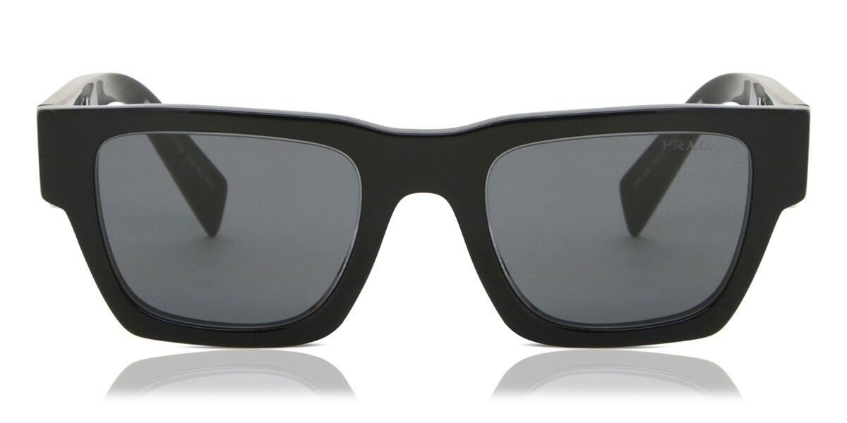 Photos - Sunglasses Prada PR A06S 16K08Z Men's  Black Size 50 