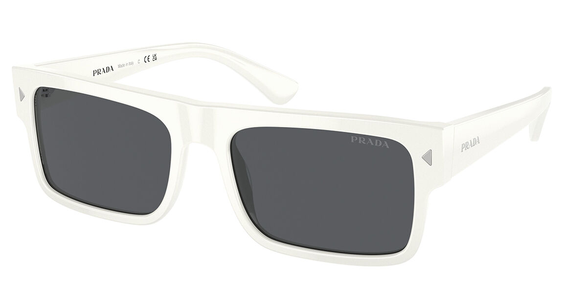 Photos - Sunglasses Prada PR A10S 17K07T Men's  White Size 59 