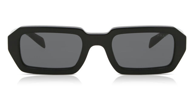 Prada PR A12S 16K08Z Rectangle Black Sunglasses  display picture 1