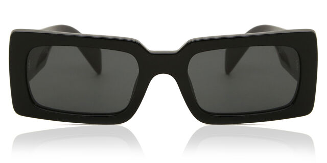 Prada PR A07S 1AB5S0 Rectangle Black Sunglasses  display picture 2