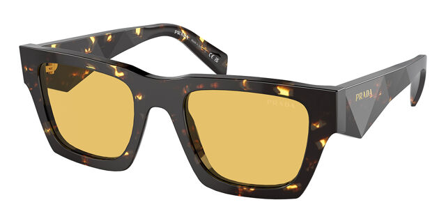 Prada Square Black and Black/Tortoise Prada PR A03VF Asian Fit 15O1O1 Black Tortoise Eyeglasses  main image 3