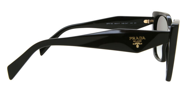 Prada Black Cat-Eye Sunglasses with Gold Accents Prada PR 22ZS 1AB0A7 Sunglasses - US main image 4