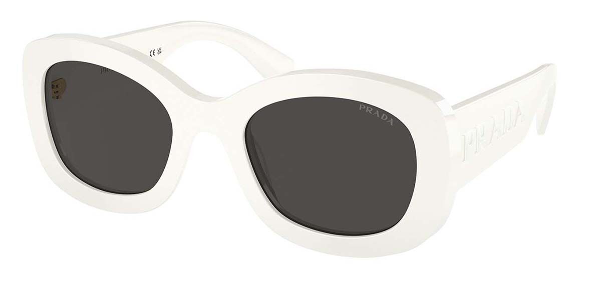 Prada PR A13S 1425S0 Sunglasses in Talc White | SmartBuyGlasses USA