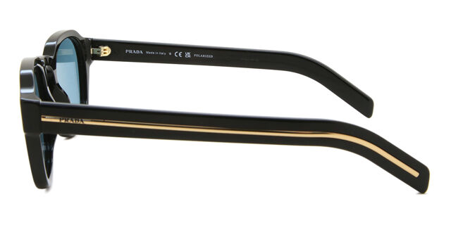 Prada PR A16S Polarized 16K04D Square Black Sunglasses  display picture 1