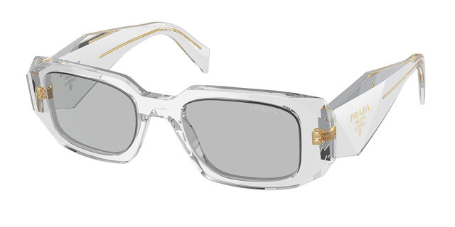 Prada PR 17WSF Asian Fit 12R30B Rectangle Transparent Light  display picture 1