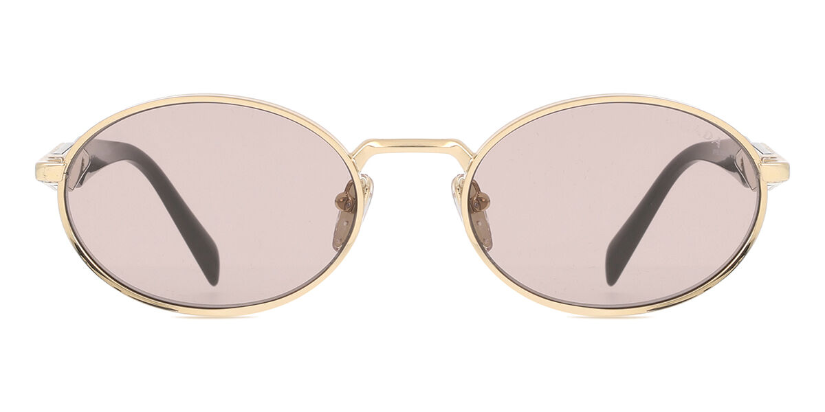 Photos - Sunglasses Prada PR 65ZS ZVN20I Women's  Gold Size 55 