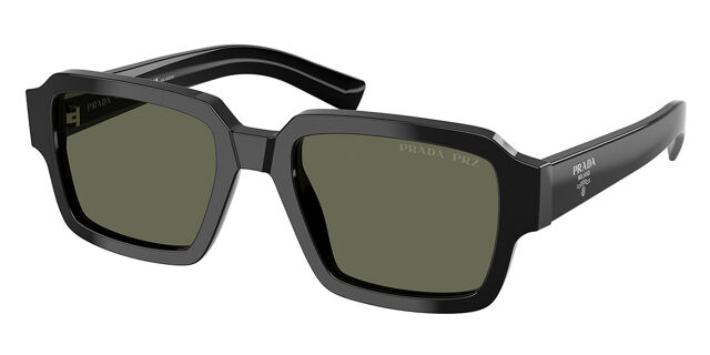 Prada PR 02ZSF Asian Fit Polarized 1AB03R Square Black  display picture 1