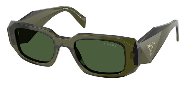 Prada PR 17WSF Asian Fit 19Z1I0 Rectangle Transparent Bottle  display picture 1
