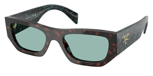 Prada PR A01S 18Z40K Rectangle Root Tortoise Sunglasses  display picture 1