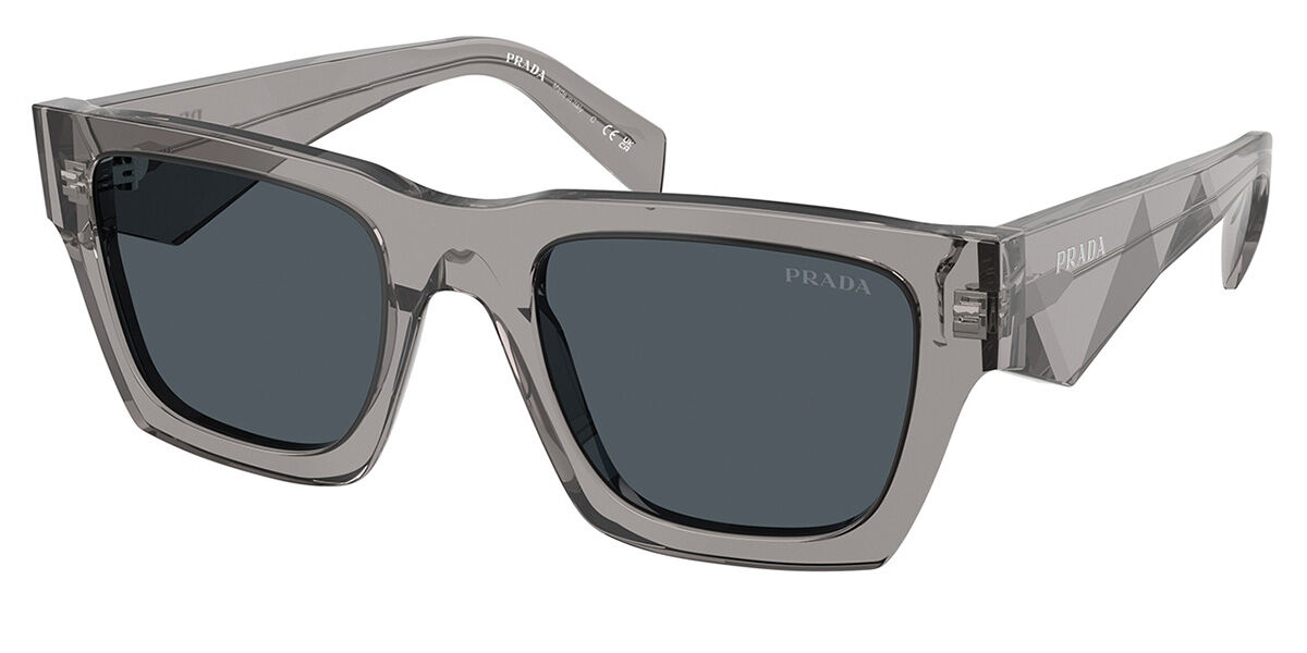 Image of Prada PR A06SF Asian Fit 16Z70B Óculos de Sol Masculino Cinzas BRLPT