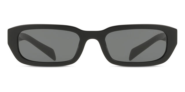 Prada PR B06S 16K08Z Rectangle Black Sunglasses  display picture 1