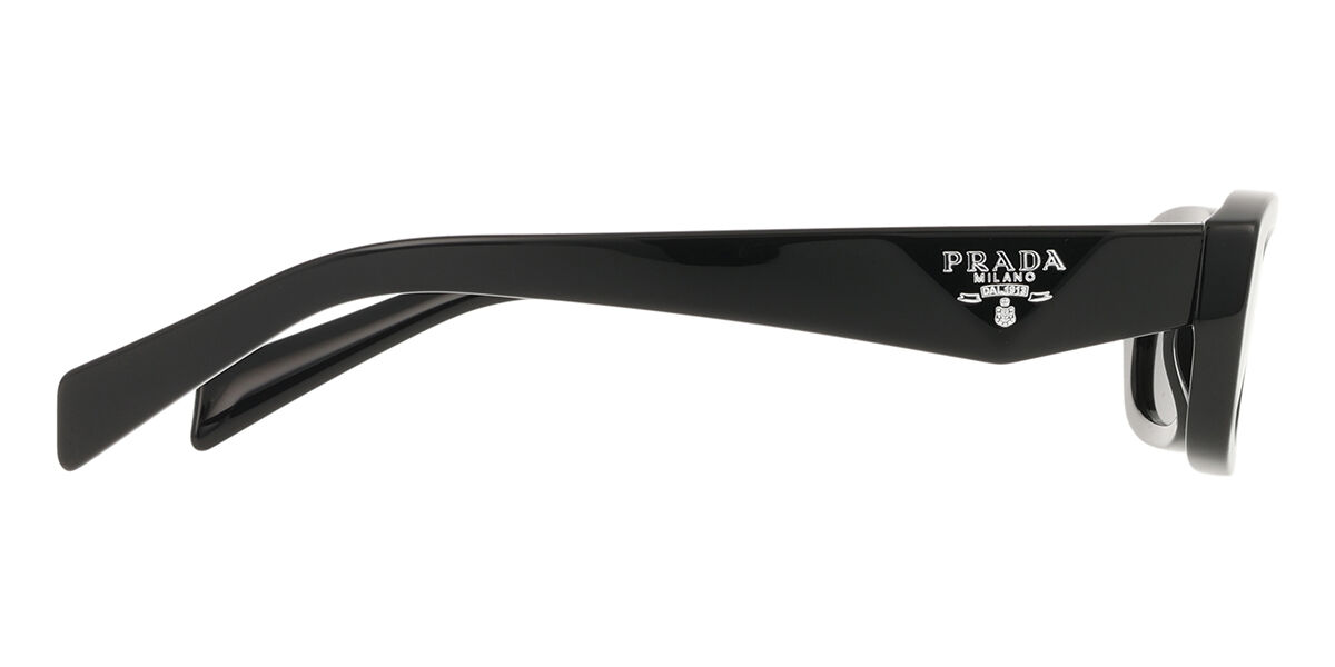 PRADA 長方形フレムサンクラス PRB06S 16K08Z PR B06S sunglasses Black | SmartBuyGlasses US