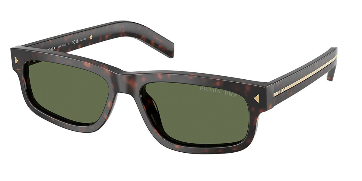 Image of Prada PR B11SF Asian Fit Polarized 17N20G Óculos de Sol Masculino Tortoiseshell BRLPT