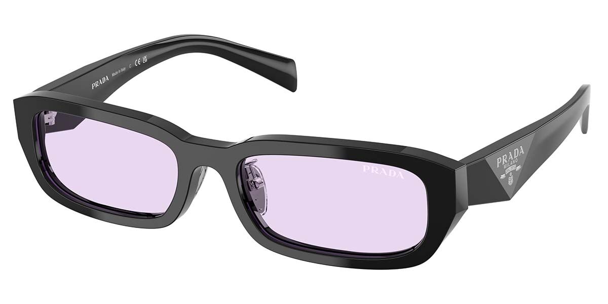 Image of Prada PR B06SF Asian Fit 16K40J Óculos de Sol Feminino Pretos BRLPT