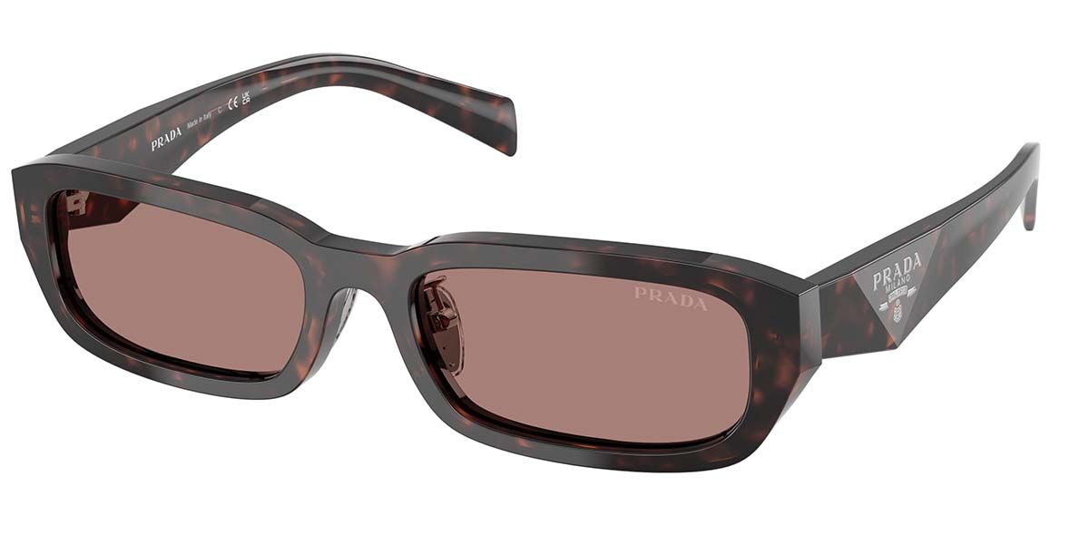 Image of Prada PR B06SF Asian Fit 17N60B Óculos de Sol Feminino Tortoiseshell BRLPT