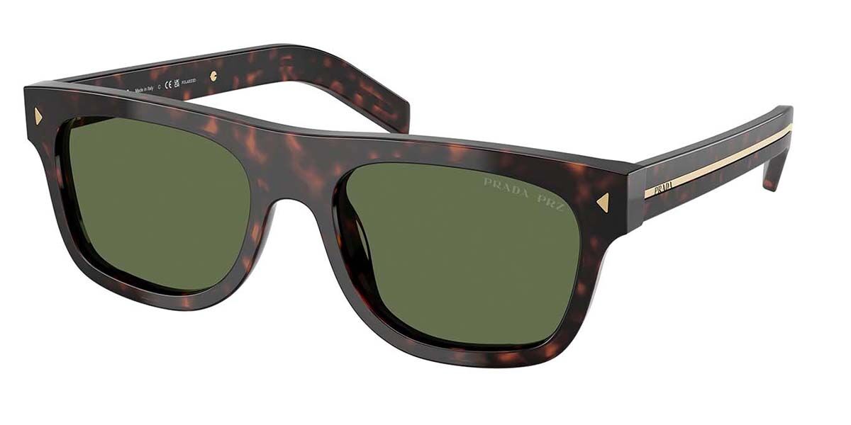 Image of Prada PR B12SF Asian Fit Polarized 17N20G Óculos de Sol Masculino Tortoiseshell BRLPT