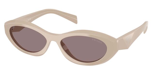 Prada PR 26ZS 25B6X1 Oval Pastel Pink Sunglasses  display picture 2