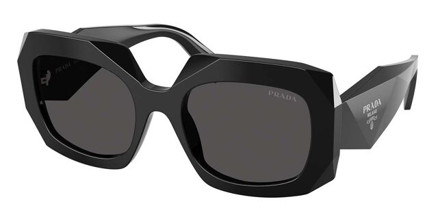 Prada PR B23S 16K08Z Square Black Sunglasses  display picture 1