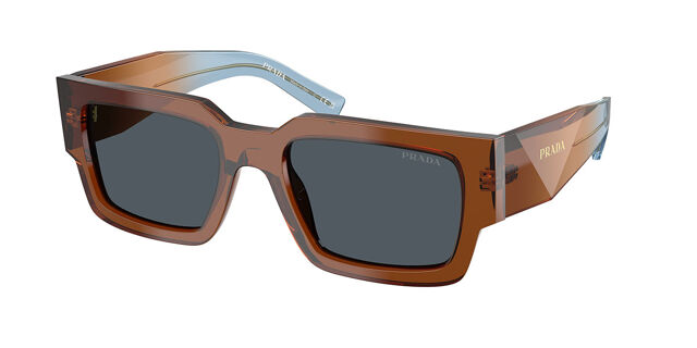 Prada PR B17S 25F70B Square Transparent Chocolate Brown  display picture 3